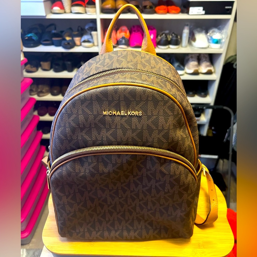 GUC and Very Clean Signature Michael Kors “Abbey” Backpack